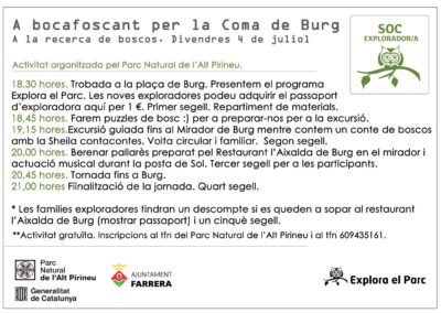 A Bocafoscant per la Coma de Burg